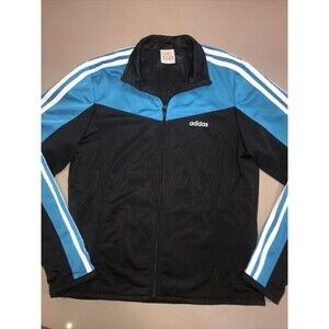 Vintage 80s Adidas Womens Purple Full Zip Track Jacket Small